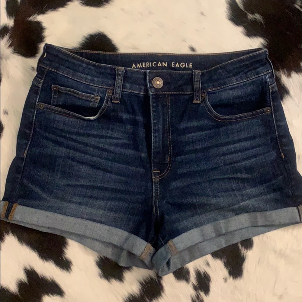 American Eagle Hi-Rise Denim Shortie